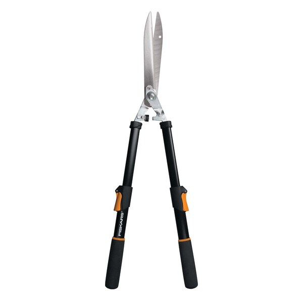 FISKARS-HEDGE SHEARS-TELESCOPING 6.75" x3.75" x26.63"
